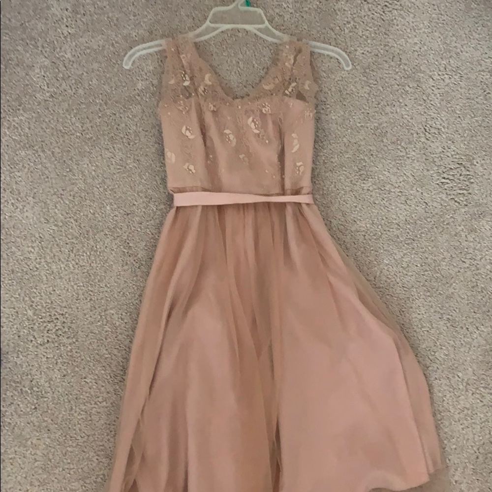 Pink/nude lacy dress